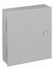 HOFFMAN Enclosure: Steel, 8 in x 6 in x 4 in, NEMA 1, Solid Cover, Hinged
