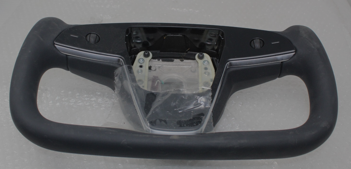Genuine 2021-24 TESLA MODEL S X Plaid Yoke STEERING WHEEL 1622612-00-G ...