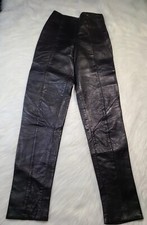 Vintage Wilson "The Leather Experts" Leather Pants / Black / Fully Lined Sz 8