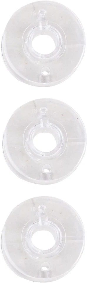SINGER 06542 Class 15J Bobbins, Transparent, 3-Count , 9 Packages (27 bobbins) - Image 2 of 3