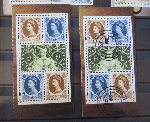 GB (5 -1896) 2003 50th CORONATION STAMP SET & B-LET PANES BOTH UMM & FINE USED - Picture 4 of 5