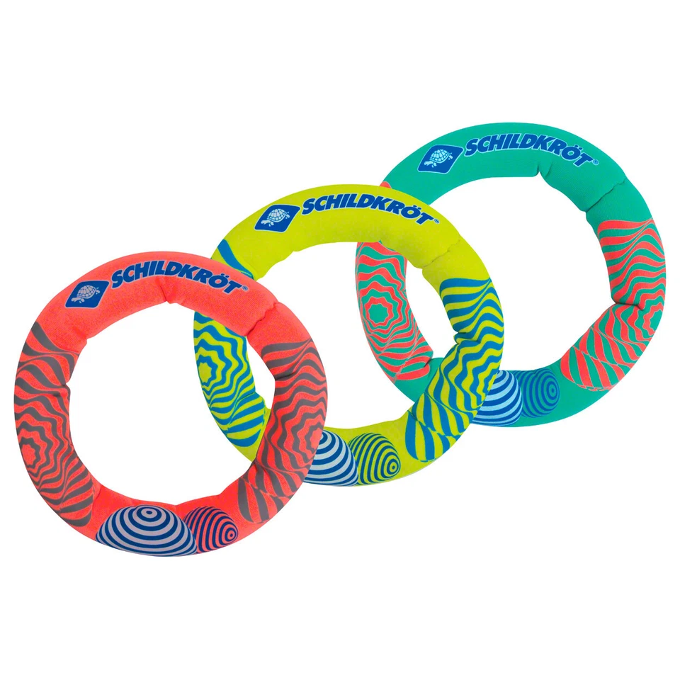 Schildkröt Tauchringe mit Sandfüllung, 3er Set, ø 14 cm