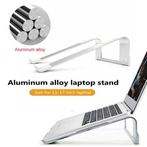 Aluminium Portable Laptop Holder Stand Tray Riser For iPad MacBook Notebook - Picture 1 of 11
