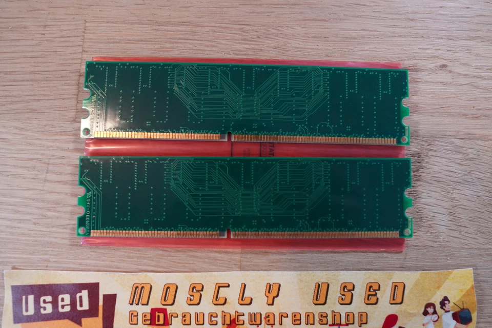 2 x 256 MB SIEMENS SWISSBIT PC3200 DDR RAM Module SDU03264B5B21IN-50 KIT - Bild 2 von 3