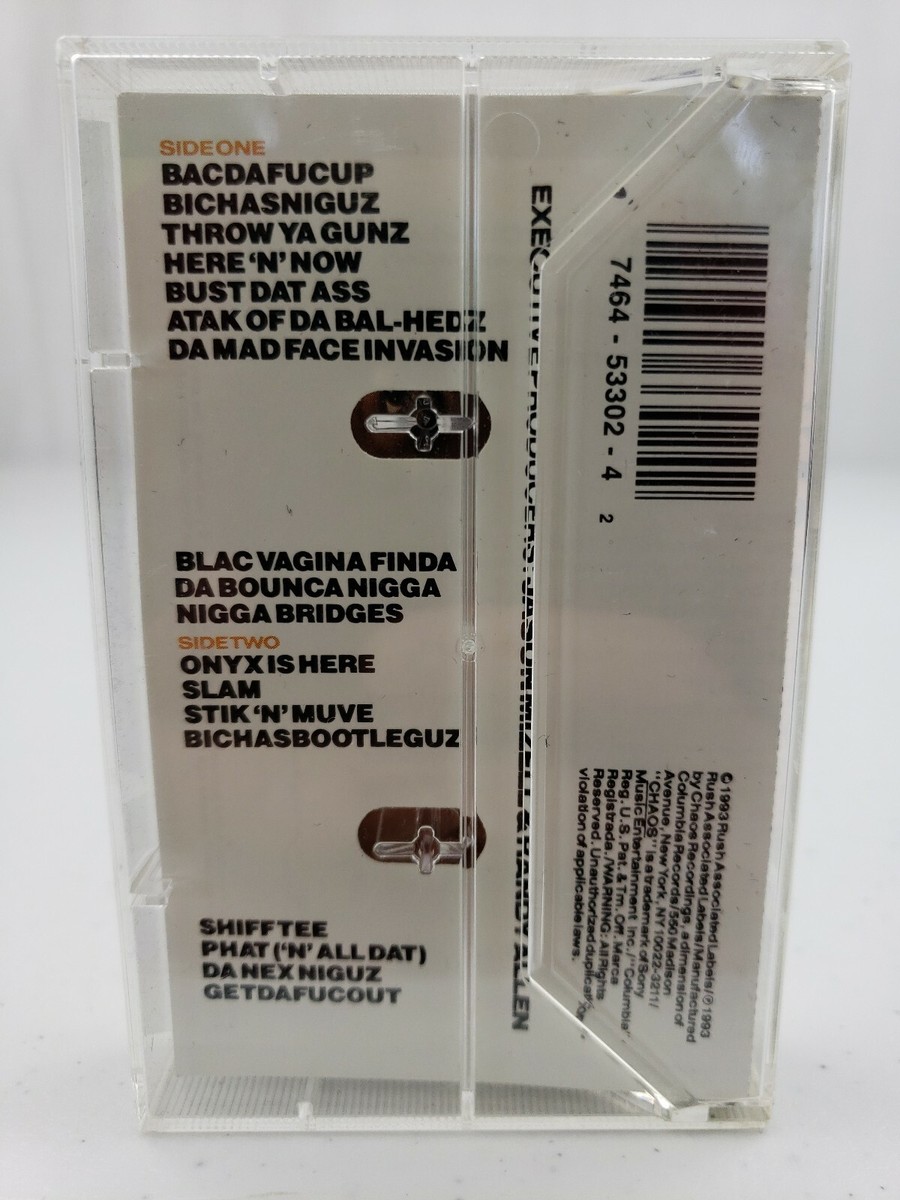Onyx Bacdafucup (PA) 1993 Cassette Tape EX Condition Pre-owned Rap