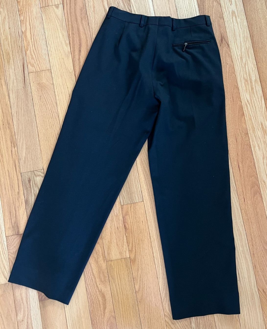 ARMANI Collezioni Solid Black 92% Polyester belt … - image 2