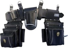 PRO-19 100 GRAIN LEATHER TOOL BELT, TOOL POUCHES, TOOL RIG FOR CONSTRUCTIONS