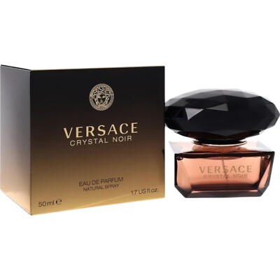 Versace Crystal Noir Perfume 1.7 oz (50 ml) Edp Spray for Women New, Sealed