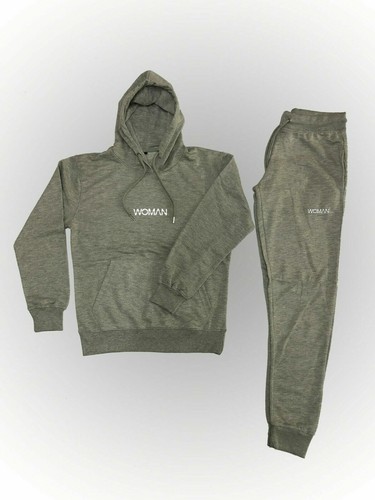 Mujeres Terry MUJER Logotipo Completo Chándaltraje Conjunto Pullover con Capucha Prenda para el torso Correr Ajustado Gimnasio - Imagen 5 de 7