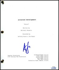 Alia Shawkat "Arrested Development" AUTOGRAPH Signed Full Pilot Script ACOA