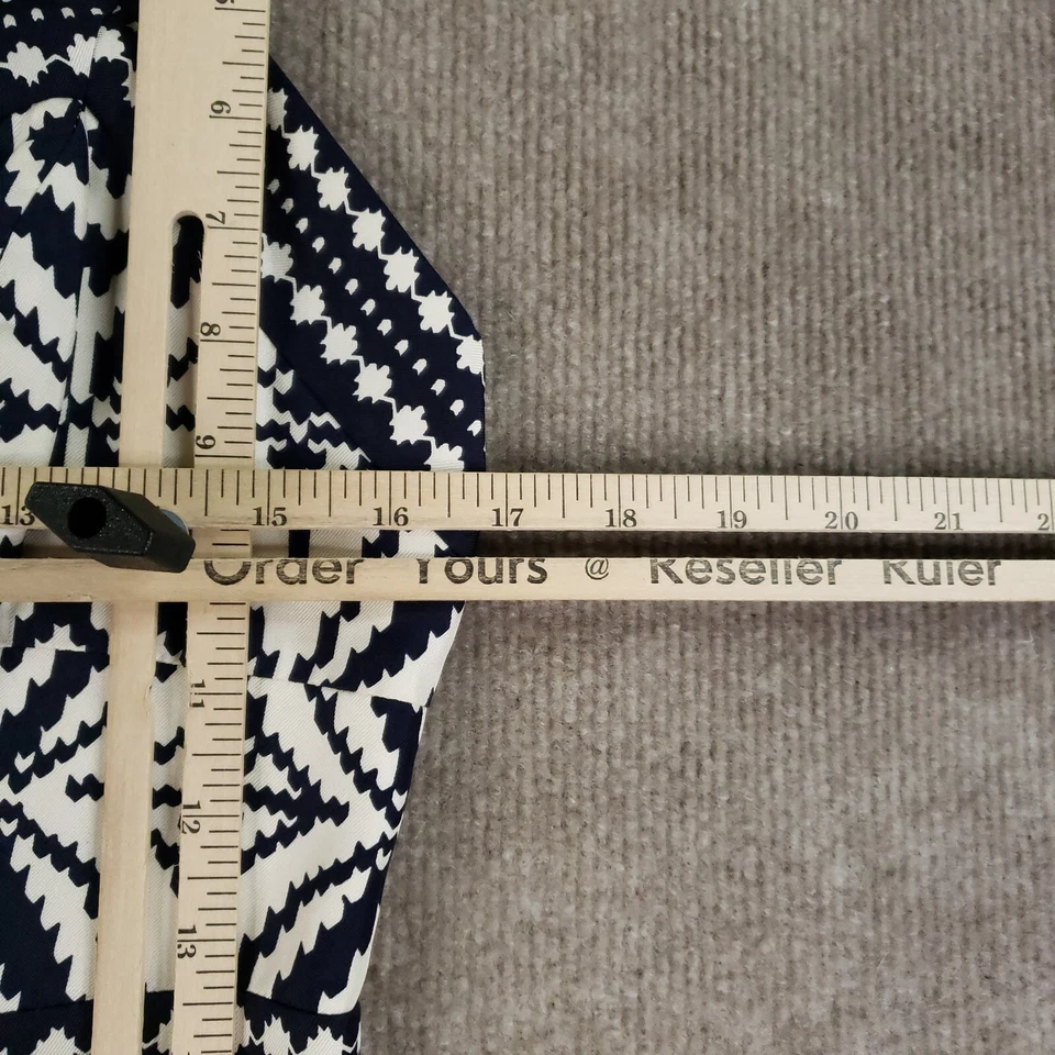 Milly Dress Womens Size 10 Black White 100% Silk Lightweight Straps Lined - Image 3 of 4