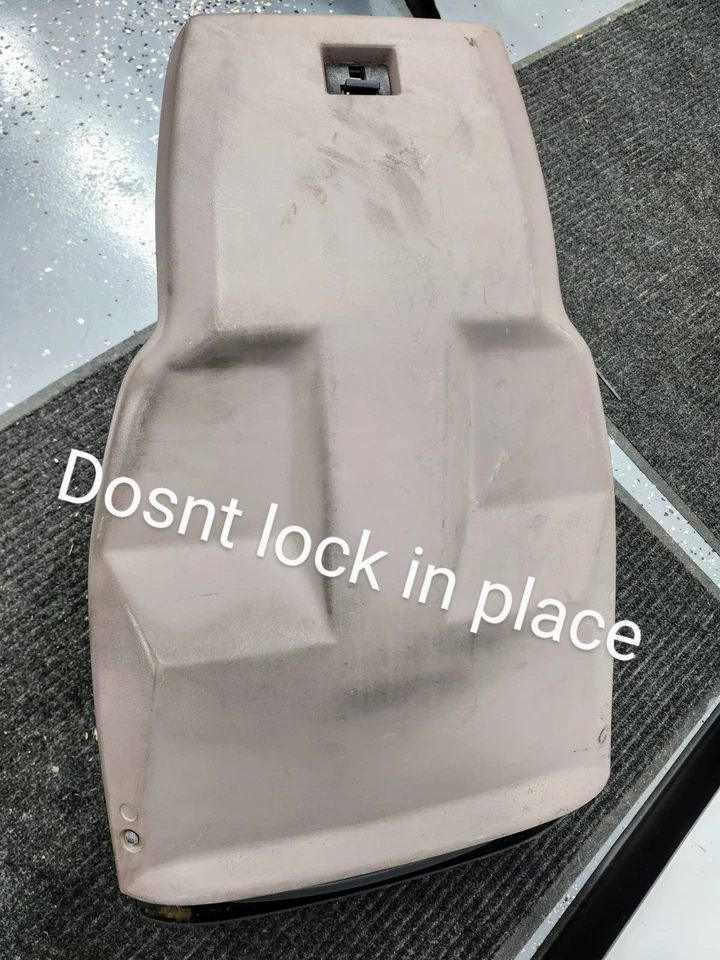 Conjunto de marco de asiento izquierdo Corvette 89-93 C4 carcasa lado del conductor gris bonito fabricante de equipos originales Foto 3 de 4