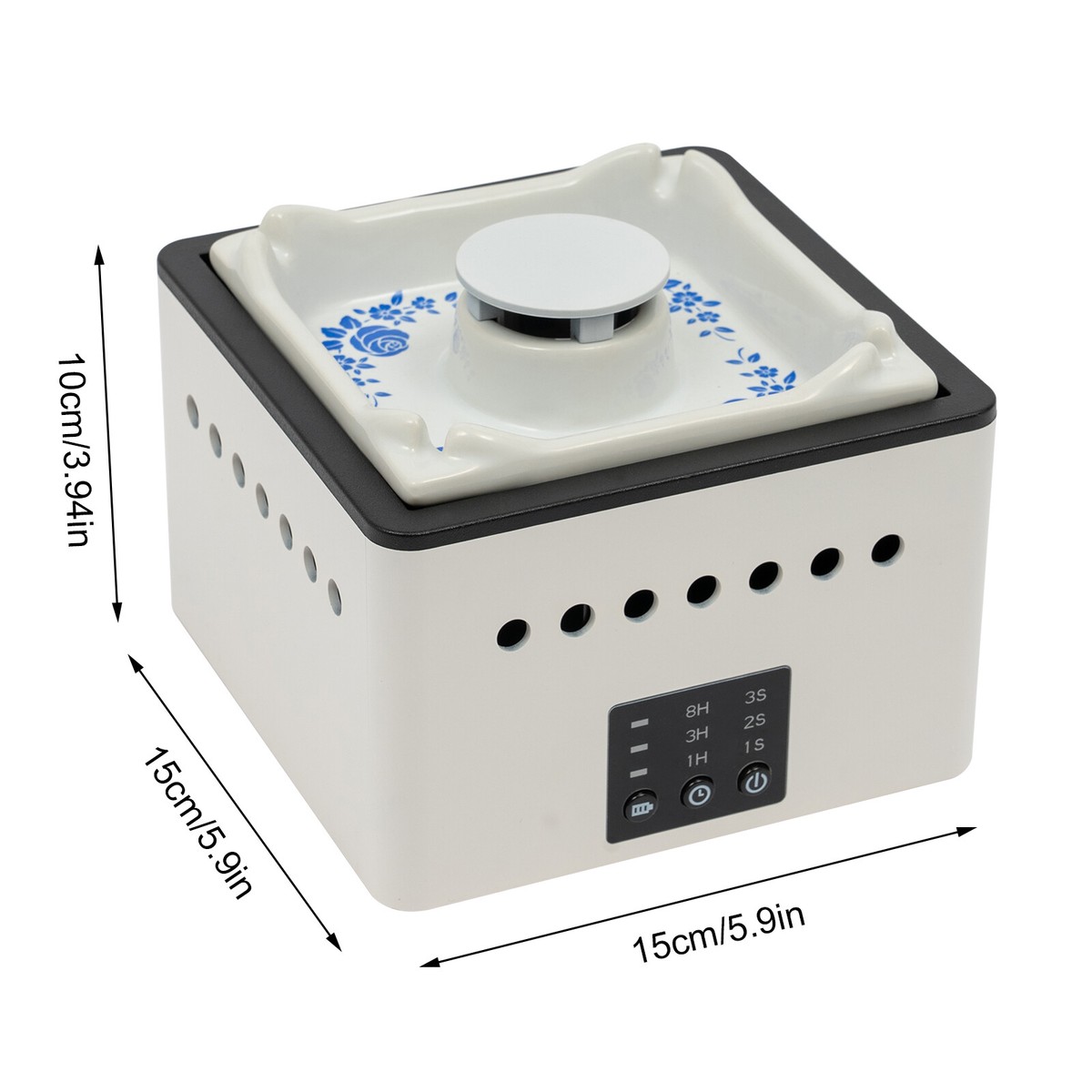 Home Smoke Grabber Filter Smokeless Ashtray Cigarette Odor Eliminator USB