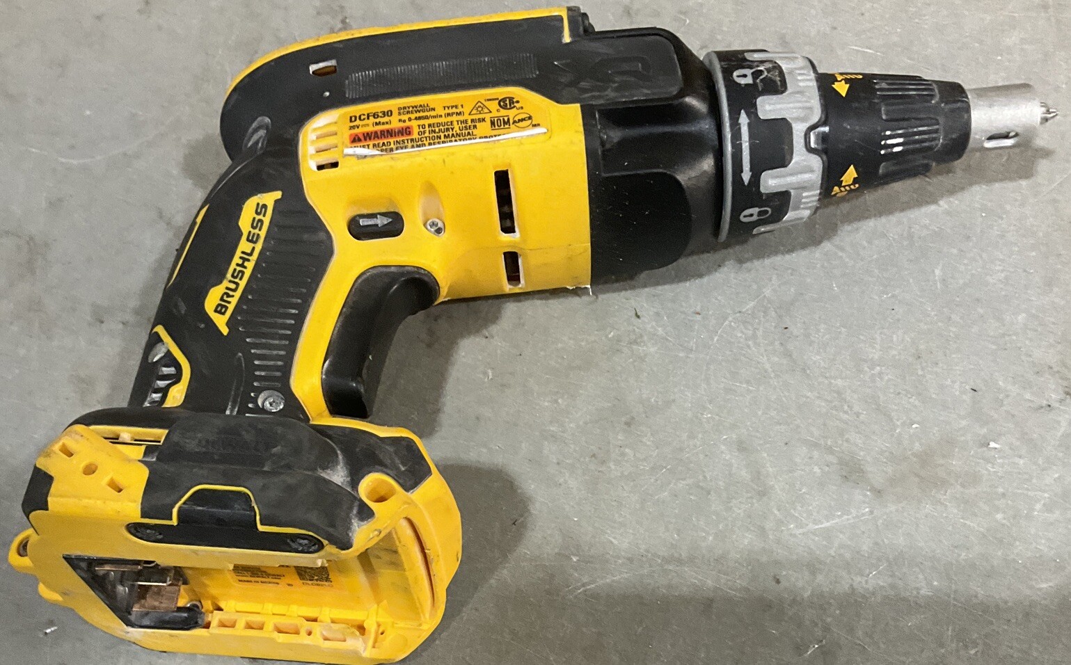 USED DeWALT DCF630 20V XR Brushless Drywall Screw Gun Tool Only eBay