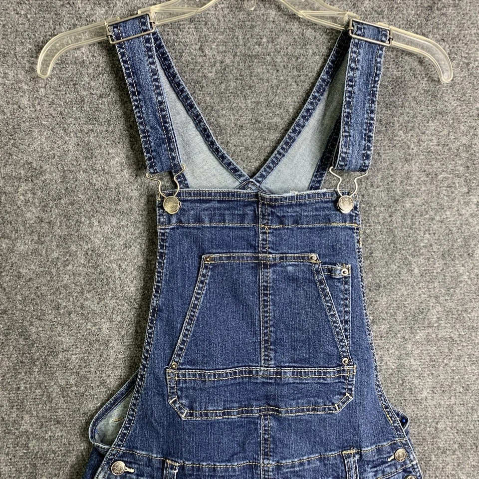 Pantalones cortos de mezclilla Union Bay para mujer S botones laterales correas ajustables Foto 2 de 4