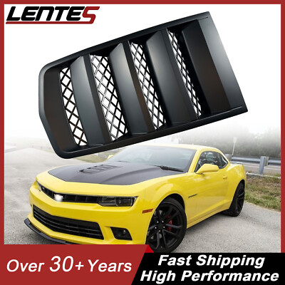 NEW Hood Scoop Vents Grille Matt Black for 2014-2015 Chevrolet Camaro 22828242