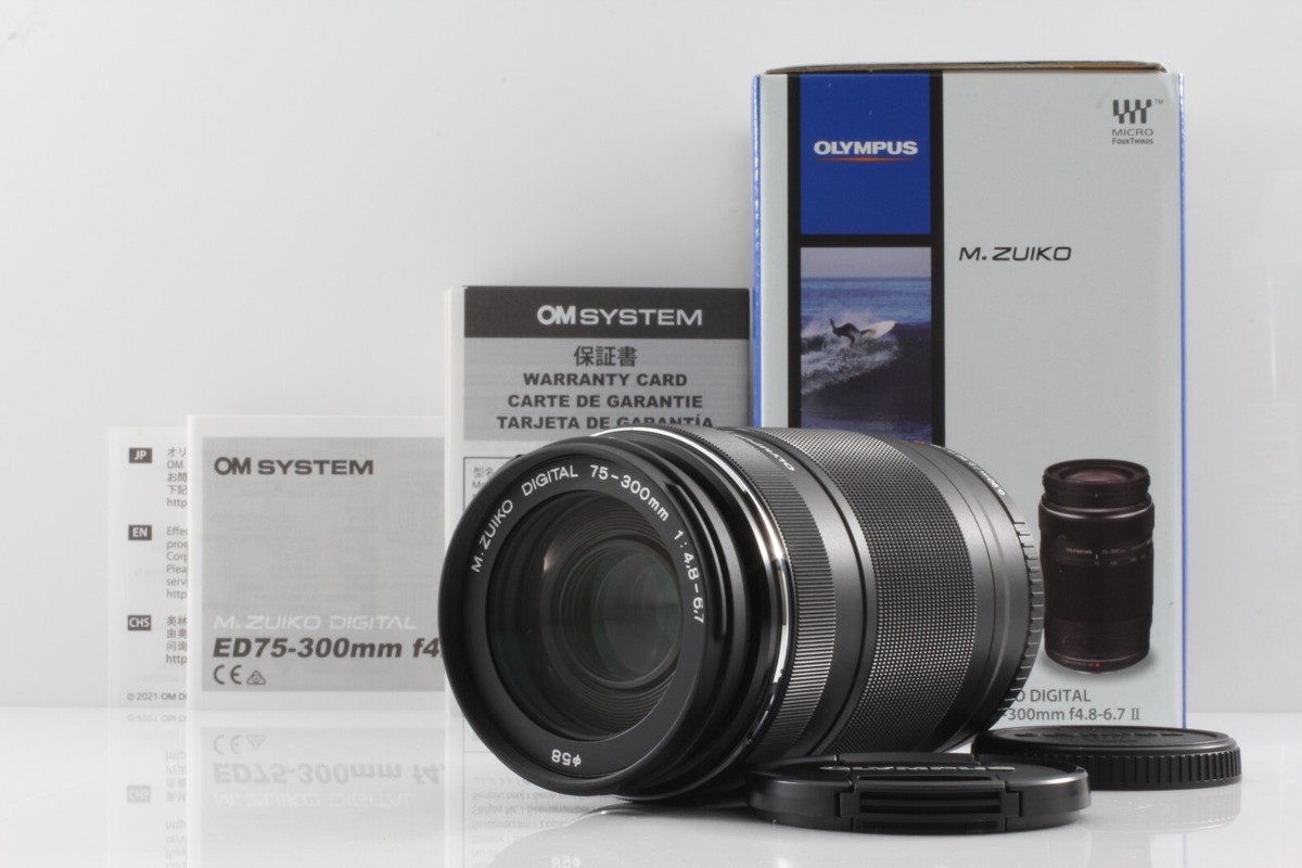 OLYMPUS M.ZUIKO DIGITAL ED 75-300mm F4.8-6.7 II From JAPAN