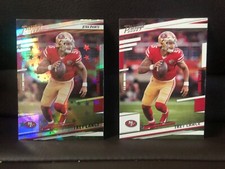 2022 Panini Prestige Extra Points Astral Trey Lance #264 & Base Card #264 49ers