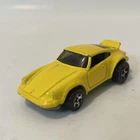 Vintage Hot Wheels 1974 Porsche 911 Yellow Loose Toy Car Malaysia Red Line Era