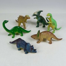 Vintage 2.5-Inch Dinosaur Rubber Figure Lot China Toys Chinasaurs