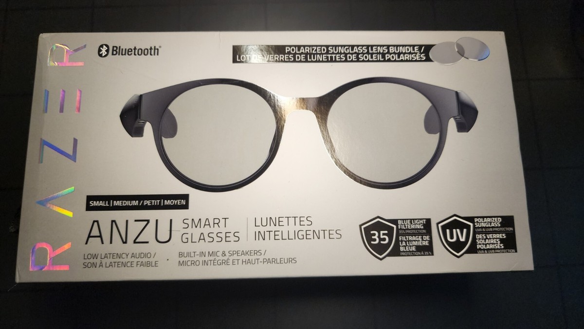 Razer Anzu Round Small/Medium Bluetooth Smart Glasses 810056141912