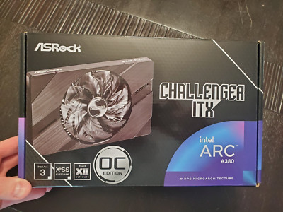 Asrock Challenger Intel Arc A380 GDDR6 6GB Graphics Card