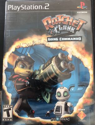 Ratchet & Clank: Going Commando (PlayStation 2) PS2 Black Label No Manual