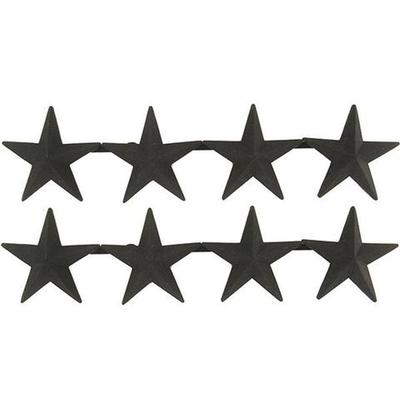 USAF Air Force Officer 4 Four Stars Black Metal