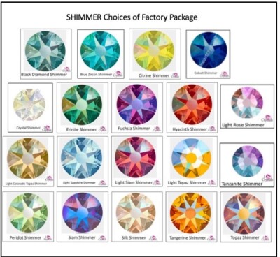 Swarovski Peridot Green Hotfix Flatback Crystals - IHC Austrian Rhinestones (144pcs)