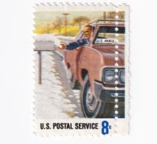 STAMP US SCOTT 1498 "US Postal Service-Rural Mail Delivery" 8 CENT 1973 USED