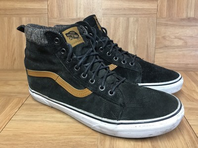vans sk8 hi black orange