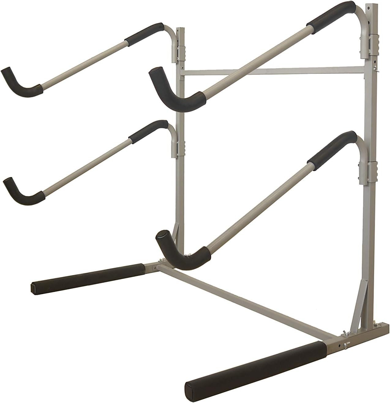 Silver Freestanding SUP Storage Rack - Tool-Free Setup for I