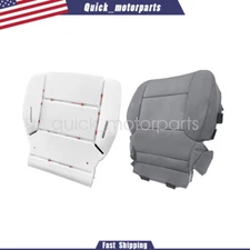 Driver Bottom Cloth Seat Cover Dark Ash Gray Foam Pad For 15-19 Chevy Silverado