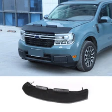 PU Leather Hood Guard Bra Stone Bug Deflector Custom Fits Ford Maverick 2022-24