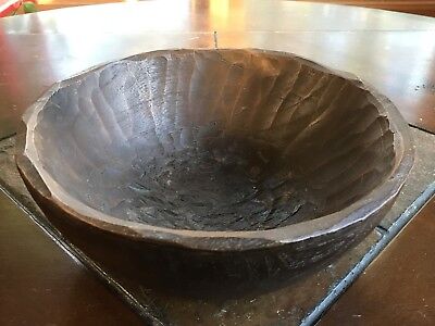 New Primitive Rustic Farmhouse CANDLE TRAY Mustard Painted Wood Dish Bowl Pan
