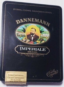 Vintage Brasil Dannemann Pierrot Imperial Cigarette Cigar Tin