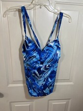 Peyton  Parker Woman Swim Top. XL. Multi Colored.