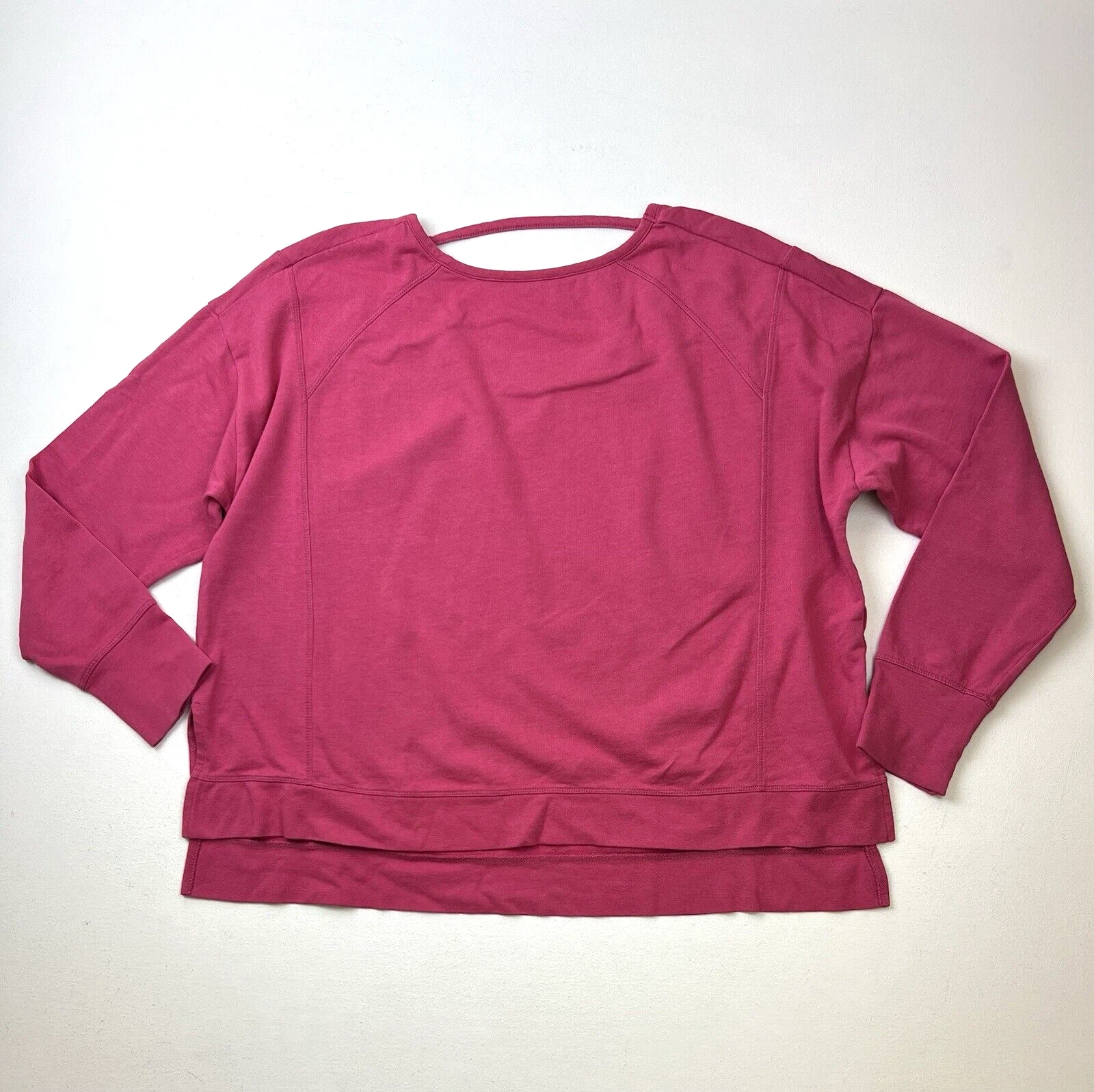 sweaty-betty after class sport pullover tayberey coral sweatshirt