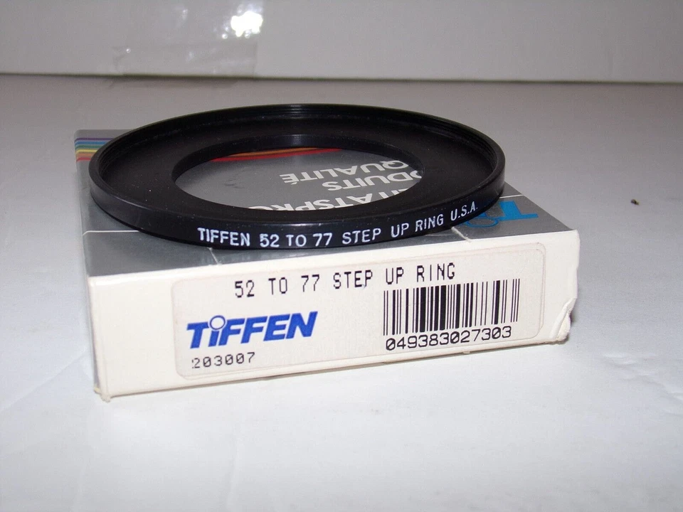 Tiffen 52 to 77 Step Up Ring   New but old stock - Image 2 of 2
