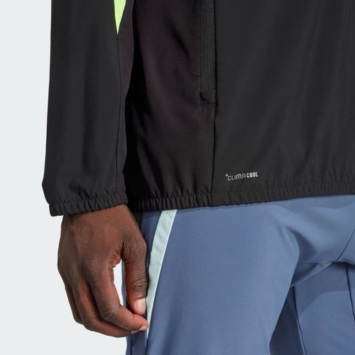 Adidas Track Jacket - Tech Apparel | Men’s Large | NEW | Onyx / Black / Neon - Picture 5 of 5