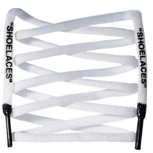 LitLaces - Off White Inspired - Printed "SHOELACES" with Silicone Tips - Oval - Picture 4 of 5