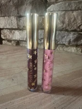 Lot of 2 Estee Lauder Lip Gloss - Full Size - Crystal Pink & Divine Plum - NWOB!