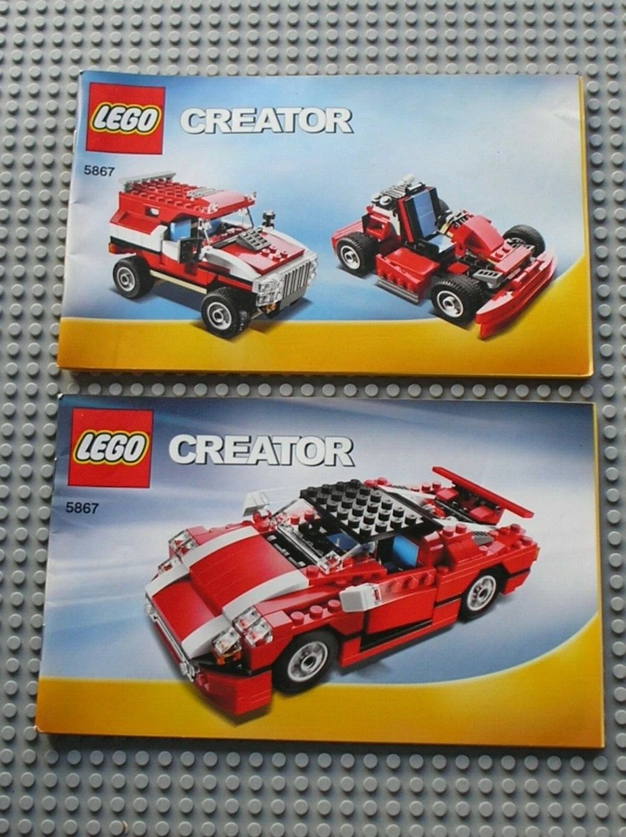 Notice Building Instruction Booklet LEGO Creator Set 5867 Super