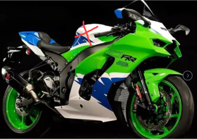 Blue White Green Fairing For Kawasaki ZX10R Ninja ZX-10R 2006 2007