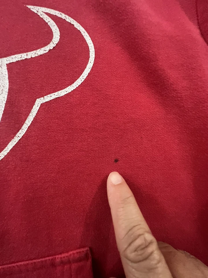 Houston Texans Hoodie Mens Medium #15 Fuller NFL Football Sweatshirt - Image 3 of 4