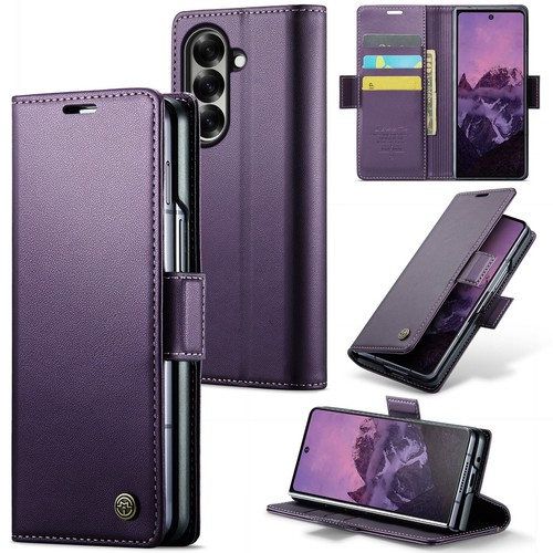 CaseMe For Samsung Galaxy Z Fold 7 , Magnetic Case PU Leather Wallet Card Cover - Picture 43 of 54