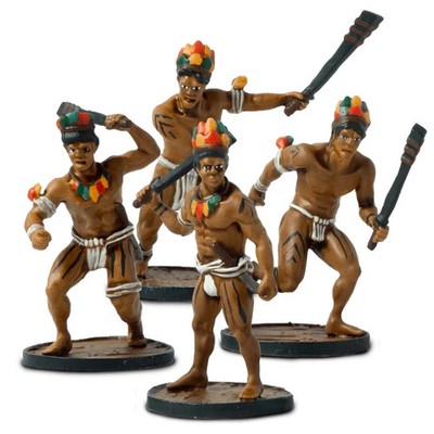 Blood & Plunder Native Warriors (New, Unpainted)