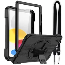 For Apple iPad A16 11"/iPad 10th Gen 10.9 Case Waterproof Shockproof Stand Cover