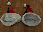A Set Of  NFL New England Patriots Christmas Santa Hats. Never Worn — photo 3