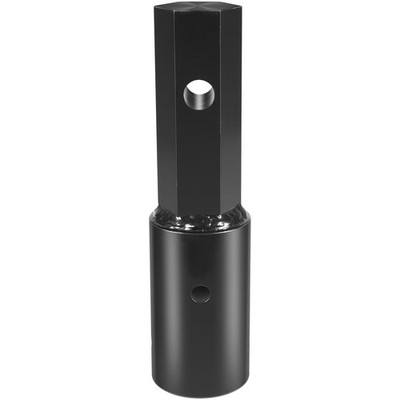 Auger Adapter Conversion 2 inch female Round to 2'' Male Hex Heavy Duty